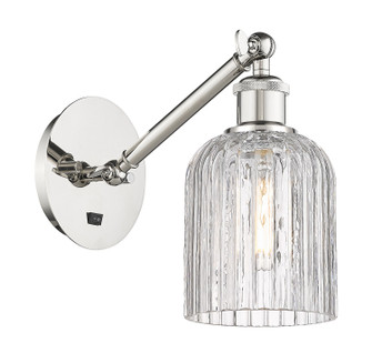 Ballston One Light Wall Sconce in Polished Nickel (405|3171WPNG5595CL)