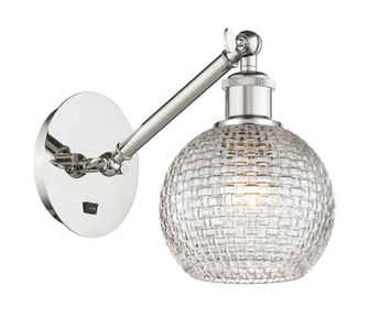 Ballston One Light Wall Sconce in Polished Nickel (405|3171WPNG122C6CL)