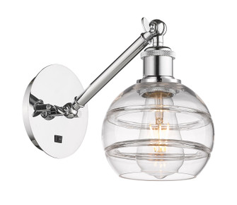 Ballston One Light Wall Sconce in Polished Chrome (405|3171WPCG5566CL)