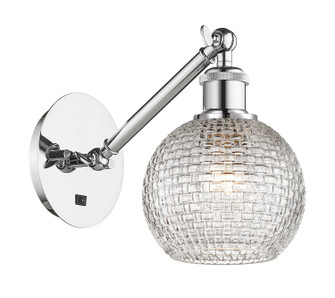 Ballston One Light Wall Sconce in Polished Chrome (405|3171WPCG122C6CL)