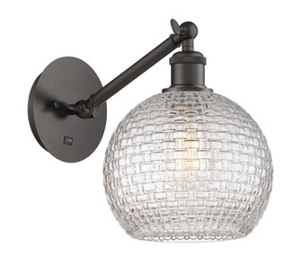 Ballston One Light Wall Sconce in Oil Rubbed Bronze (405|3171WOBG122C8CL)