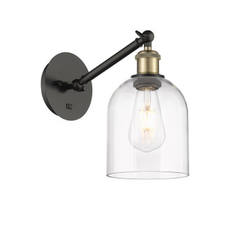 Ballston One Light Wall Sconce in Black Antique Brass (405|3171WBABG5586CL)