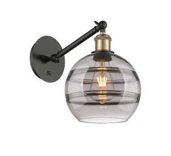 Ballston One Light Wall Sconce in Black Antique Brass (405|3171WBABG5568SM)