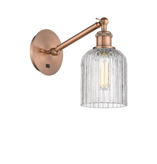 Ballston One Light Wall Sconce in Antique Copper (405|3171WACG5595CL)