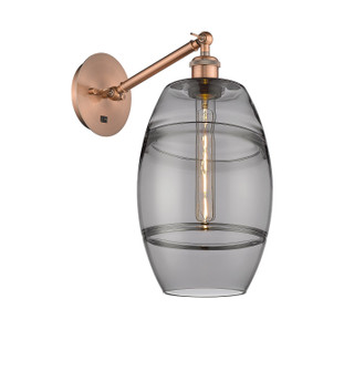 Ballston LED Wall Sconce in Antique Copper (405|3171WACG5578SM)