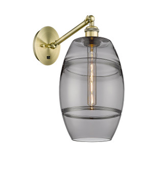 Ballston One Light Wall Sconce in Antique Brass (405|3171WABG5578SM)