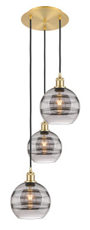 Ballston Three Light Pendant in Satin Gold (405|113B3PSGG5568SM)