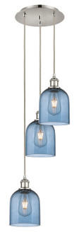 Ballston Three Light Pendant in Polished Nickel (405|113B3PPNG5586BL)