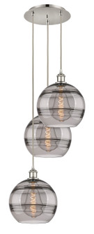 Ballston Three Light Pendant in Polished Nickel (405|113B3PPNG55610SM)