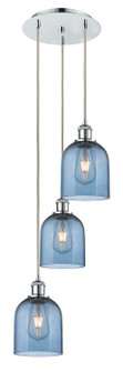 Ballston Three Light Pendant in Polished Chrome (405|113B3PPCG5586BL)