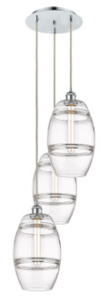 Ballston Three Light Pendant in Polished Chrome (405|113B3PPCG5578CL)