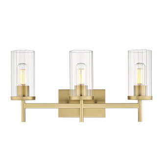 Winslett Three Light Bath Vanity in Brushed Champagne Brass (62|7011BA3BCBCLR)