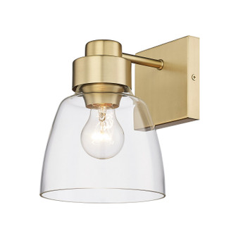 Remy One Light Wall Sconce in Brushed Champagne Brass (62|03141WBCBCLR)