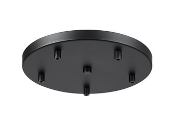 Multi Point Canopy Five Light Ceiling Plate in Matte Black (224|CP1205RMB)