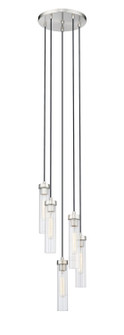Beau Five Light Chandelier in Brushed Nickel (224|740P5RBN)
