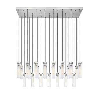 Beau 23 Light Linear Chandelier in Brushed Nickel (224|740P23LBN)