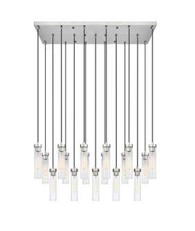 Beau 17 Light Linear Chandelier in Brushed Nickel (224|740P17LBN)