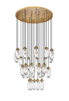 Arden 27 Light Chandelier in Rubbed Brass (224|651P27RRB)