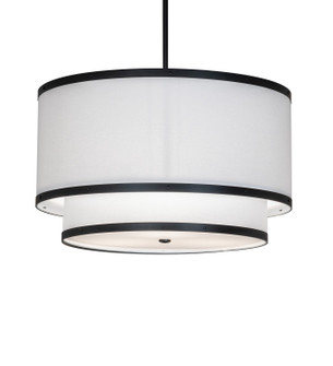Cilindro Three Light Pendant in Solar Black (57|264718)