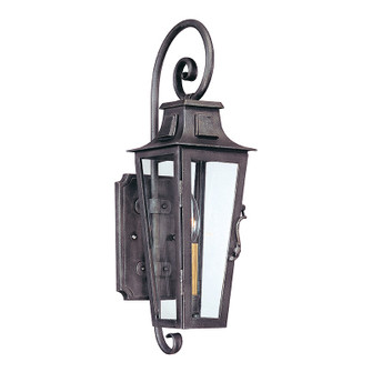 Parisian Square One Light Wall Lantern in Aged Pewter (67|B2961APW)