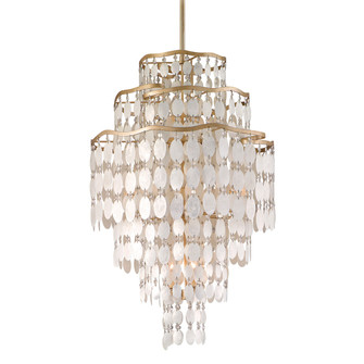 Dolce 12 Light Chandelier in Champagne Leaf (68|109712CPL)