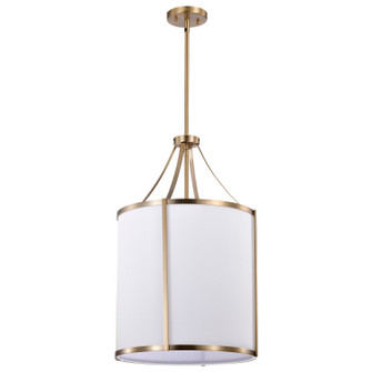 Easton Three Light Pendant in Burnished Brass (72|607962)
