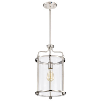 Yorktown One Light Pendant in Polished Nickel (72|607955)