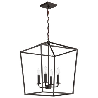 Emma Four Light Pendant in Dark Bronze (72|607952)