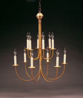 Chandelier 12 Light Hanging Fixture in Antique Brass (196|912ABLT12) Chandelier 12 Light Hanging Fixture in Antique Brass (196|912ABLT12)