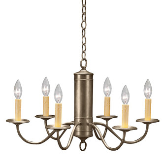 Chandelier Six Light Hanging Lantern in Dark Antique Brass (196|911DABLT6)
