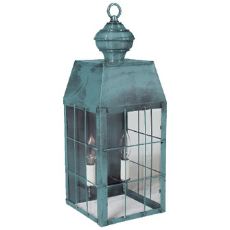 Woodcliffe Two Light Wall Mount in Verdi Gris (196|8341VGLT2CLR)