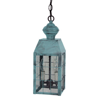 Woodcliffe Two Light Hanging Lantern in Verdi Gris (196|8332VGLT2CSG)
