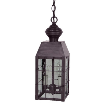 Woodcliffe Two Light Hanging Lantern in Dark Brass (196|8332DBLT2CSG)