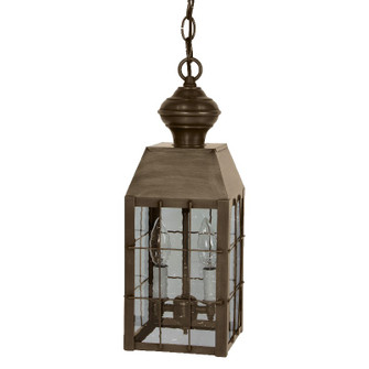 Woodcliffe Two Light Hanging Lantern in Dark Antique Brass (196|8332DABLT2CSG)