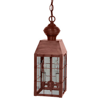 Woodcliffe Two Light Hanging Lantern in Antique Copper (196|8332ACLT2CSG)