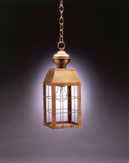 Woodcliffe One Light Hanging Lantern in Antique Brass (196|8332ABMEDCLR)
