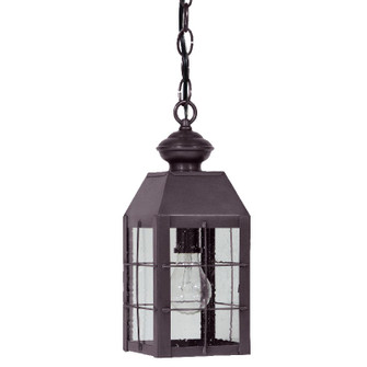Woodcliffe One Light Hanging Lantern in Dark Brass (196|8312DBMEDSMG)