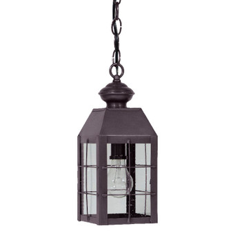 Woodcliffe One Light Hanging Lantern in Dark Brass (196|8312DBMEDCSG)