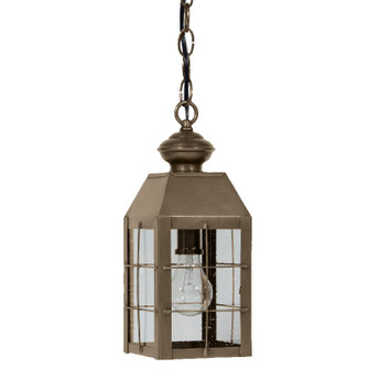 Woodcliffe One Light Hanging Lantern in Dark Antique Brass (196|8312DABMEDCSG)