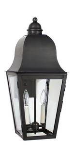 Imperial Two Light Wall Fixture in Dark Brass (196|6411DBLT2CLR)