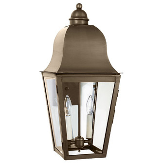 Imperial Two Light Wall Fixture in Dark Antique Brass (196|6411DABLT2CLR)