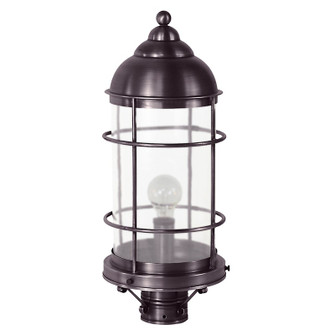 Nautical One Light Post Mount in Dark Brass (196|3533DBMEDFST)