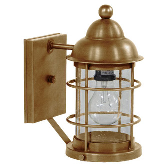 Nautical One Light Wall Mount in Antique Brass (196|3511ABMEDCSG)