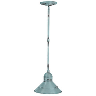 Barn One Light Pendant in Verdi Gris (196|3422VGMEDAP10)