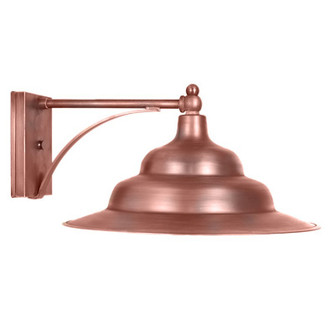 Barn One Light Wall Mount in Antique Copper (196|11021ACMED)