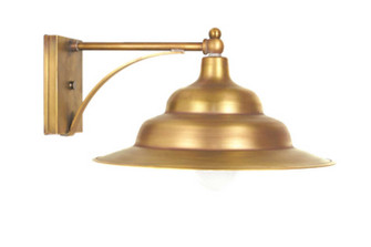 Barn One Light Wall Mount in Antique Brass (196|11021ABMED)