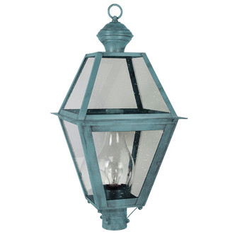 Boston One Light Post Mount in Verdi Gris (196|1073VGCIMCSG)