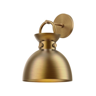 Waldo One Light Wall Sconce in Aged Gold|Aged Gold/Matte Black|Matte Black/Aged Gold (452|WV411309AG)