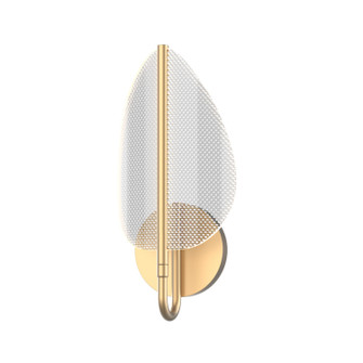 Flora LED Bathroom Fixture in Natural Brass (452|WV321101NB)
