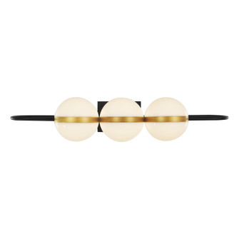Tagliato LED Vanity in Matte Black/Brushed Gold (452|WV302003MBBG)